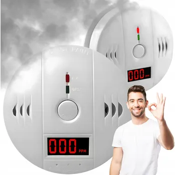 Zabezpečovací technika DETEKTOR OXIDU UHELNATÉHO LCD DETEKTOR CO LCD BEZDRÁTOVÝ HLÁSIČ