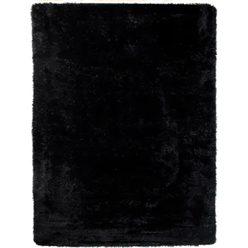 Koberec Koberec černý shaggy obdélníkový 200x300 cm polypropylen Dywany Chemex