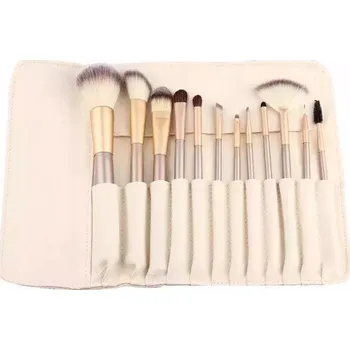 Kosmetický štětec Sada štětců na make-up Lewer 12 ks