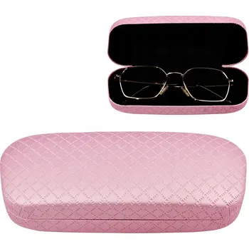 Pouzdro na brýle Růžové POUZDRO NA BRÝLE se zapínáním na patentku pro dioptrické brýle Pevné pouzdro