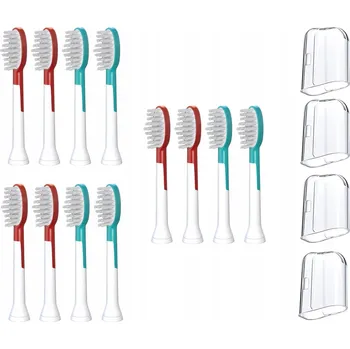 Péče o chrup 12x Náhradní Hlavice pro sonický zubní kartáček Philips Sonicare pro děti