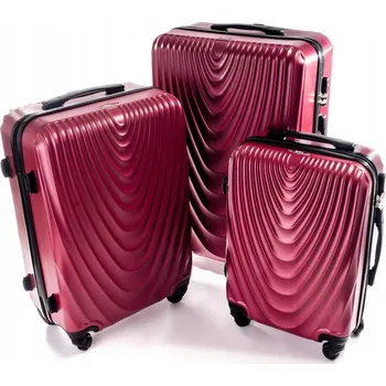 RGL Sada pevných kufrů z ABS 663, 188 l