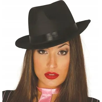 Klobouk Klobouk Guirca GU13390 Gangster černý