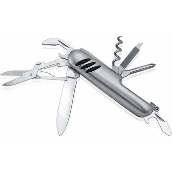 Multifunkční nůž Kolmi - Multifunkční kapesní nůž, stříbrná