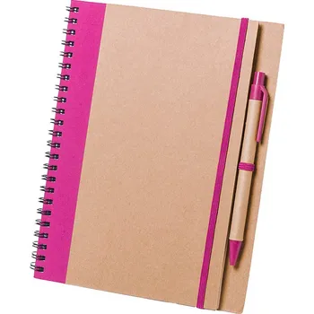 Zápisník Tunel - Zápisník, fuchsiová (tm. růžová)