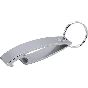 Niken - Přívěsek na klíče s otvírákem, stříbrná