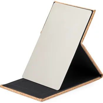 Kosmetické zrcátko Tambour - Kapesní zrcátko, hnědá