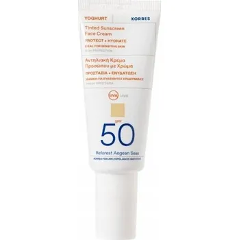 Pleťový krém Tónovací krém Korres YOGHURT SPF 41-50 40 ml
