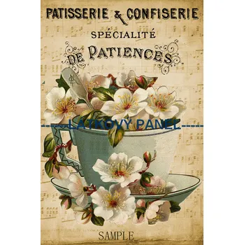 Látkový panel - Květiny - KYT-33 Velikost: 40x27cm, Materiál: Bavlna