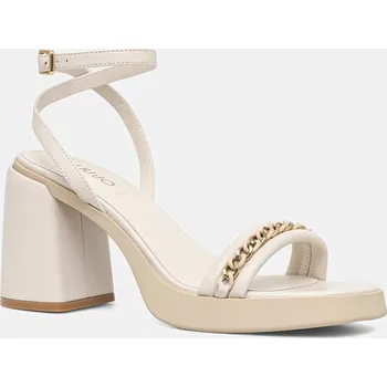 Dámská obuv Kožené sandály Liu Jo GISELE 11 SA5097P0062S1401 béžová 01X, EUR 37