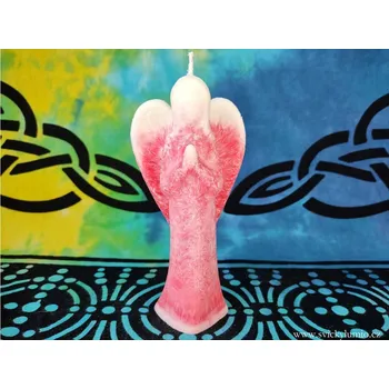 Svíčka Anděl Radim červený