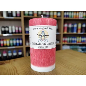 Svíčka 10,5 x 6 Santalové dřevo (Šamanská svíce)