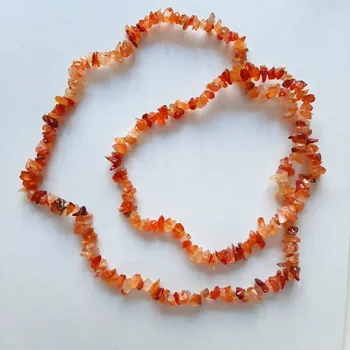 Náhrdelník Náhrdelník - Karneol sekaný 90 cm ND32