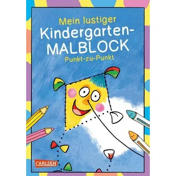 První čtění Mein lustiger Kindergarten-Malblock Punkt-zu-Punkt - Muszynski, Eva