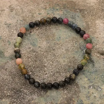 Náramek Náramek - Turmalín melounový kulatý 5 mm