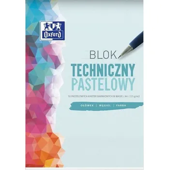 Blok techniczny A4/10K 225G pastelowy (20szt)
