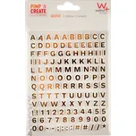 Walther Zlatá samolepící písmena a…