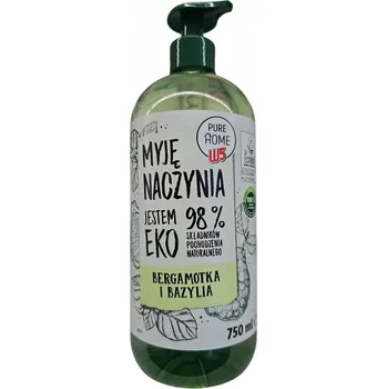 Mycí prostředek Ekologický prostředek na mytí nádobí W5 Pure Home 750 ml Bergamot