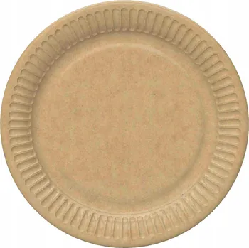 Jednorázové nádobí Papírové talířky EKO na párty, 23 cm, 20 ks