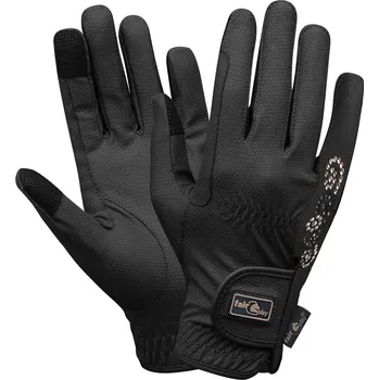 Jezdecké rukavice Fair Play Jezdecké rukavice PAMMY ROSEGOLD Barva: Tmavě modrá, Velikost: S