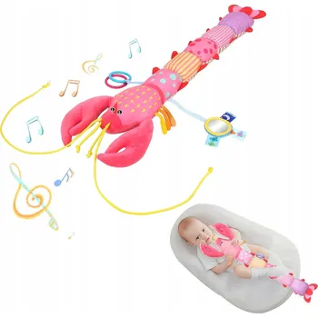 Hudební plyšová Hračka krab pro miminka 0–12 měsíců