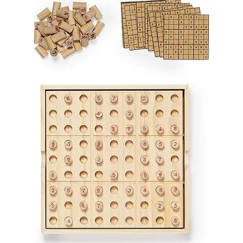 Desková hra Sudoku - Dovednostní hra, dřevo