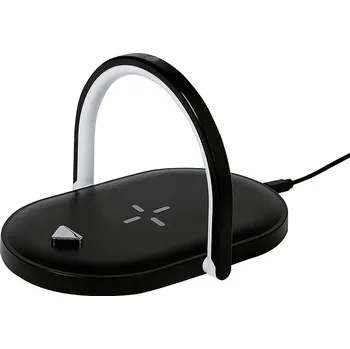 Stojací lampa Cranston - Multifunkční lampa, černá