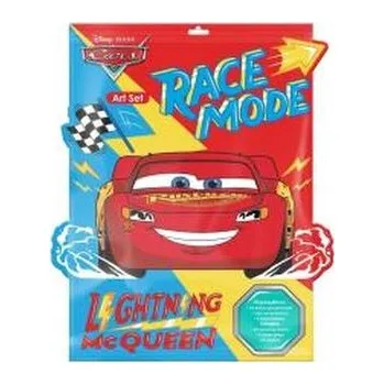 Set školních potřeb Kolorowanka z naklejkami Cars