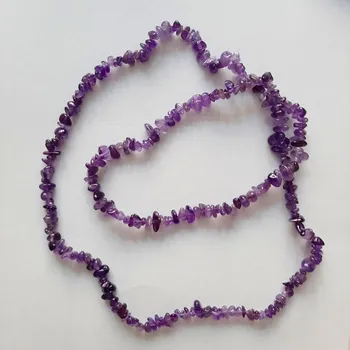 Náhrdelník Náhrdelník - Ametyst sekaný 90 cm ND29