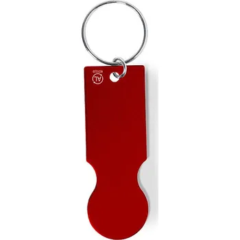 Talgun - Klíčenka s mincí, červená