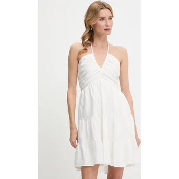Dámské šaty Šaty Answear.LAB bílá barva, mini ps9228s.fos 00X, vel. L