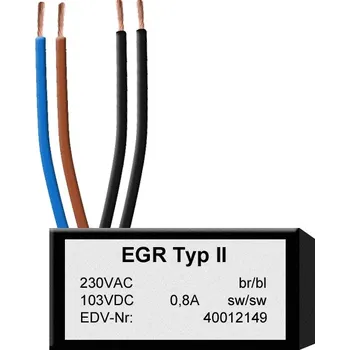 Garážová vrata usměrňovač GfA EGR II pro pohony GfA 230 V - náhradní díl brzdového usměrňovače pro pohony s brzdami řady GfA SG63F, SG85F a SG115F