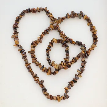 Náhrdelník Náhrdelník - Tygří oko sekaný 90 cm ND18