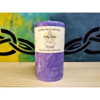 Svíčka 10,5 x 6 Tulsi (Šamanská svíce)