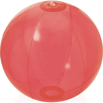 Nemon - Plážový míč, transparentní červená