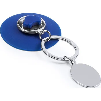 Coltax - Klíčenka s mincí, modrá