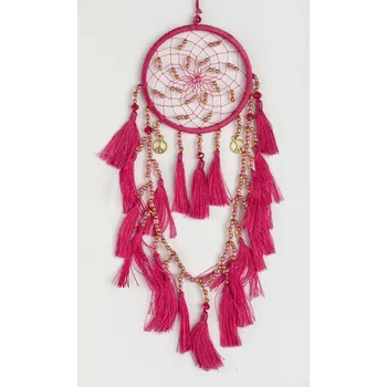 Lapač snů Lapač snů růžový 20cm P11140
