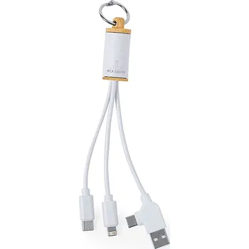 Napájecí kabel Poskin - Nabíjecí kabel, bílá