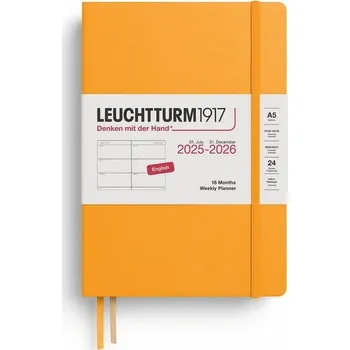 Diář Weekly Planner 2026 Medium (A5) 18 Months Rising Sun