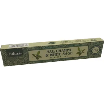 Čajovna Vonné tyčinky Tulasi Nag Champa White sage