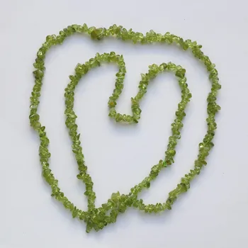 Náhrdelník Náhrdelník - Olivín sekaný 90 cm ND14