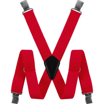 Kšandy Nappa kšandy ke kalhotám červené