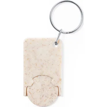 Prook - Klíčenka s mincí, béžová