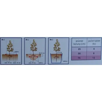 Hnojivo Silva Tabs Borůvky, rododendrony 1kg