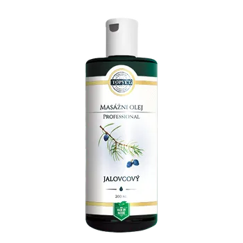 Masážní přípravek Masážní olej jalovcový 200ml