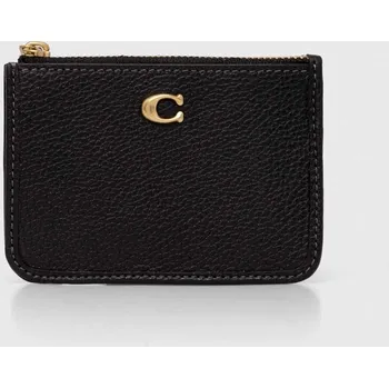 Peněženka Kožený obal na klíče Coach CR550 černá 99X, vel. ONE SIZE