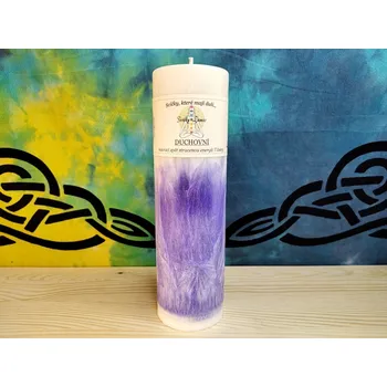 Svíčka 22 x 6,5 - 7.čakra DUCHOVNÍ