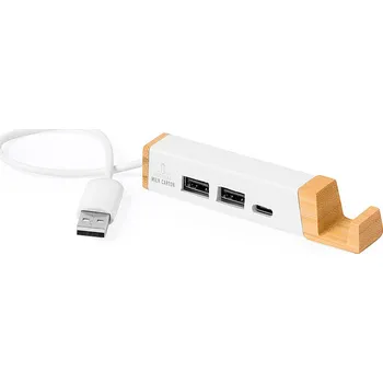 USB hub Kartip - USB rozbočovač, bílá