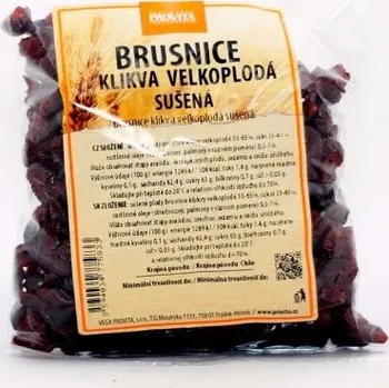 Sušená potravina Brusnice klikva sušená 500g PROVITA