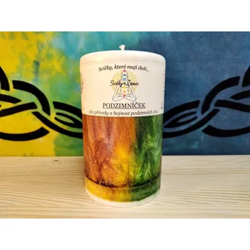 Svíčka 13 x 8 PODZIMNÍČEK